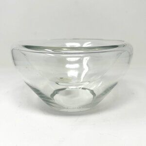 Illuminations Infinity Thick Glass Bowl Made in Poland Centerpiece Glass Art